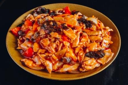 одон улан удэ китайская кухня меню. kurinoe file v kislo sladkom souse. одон улан удэ китайская кухня меню фото. одон улан удэ китайская кухня меню-kurinoe file v kislo sladkom souse. картинка одон улан удэ китайская кухня меню. картинка kurinoe file v kislo sladkom souse. Баклажаны, свинина, перец, лук.